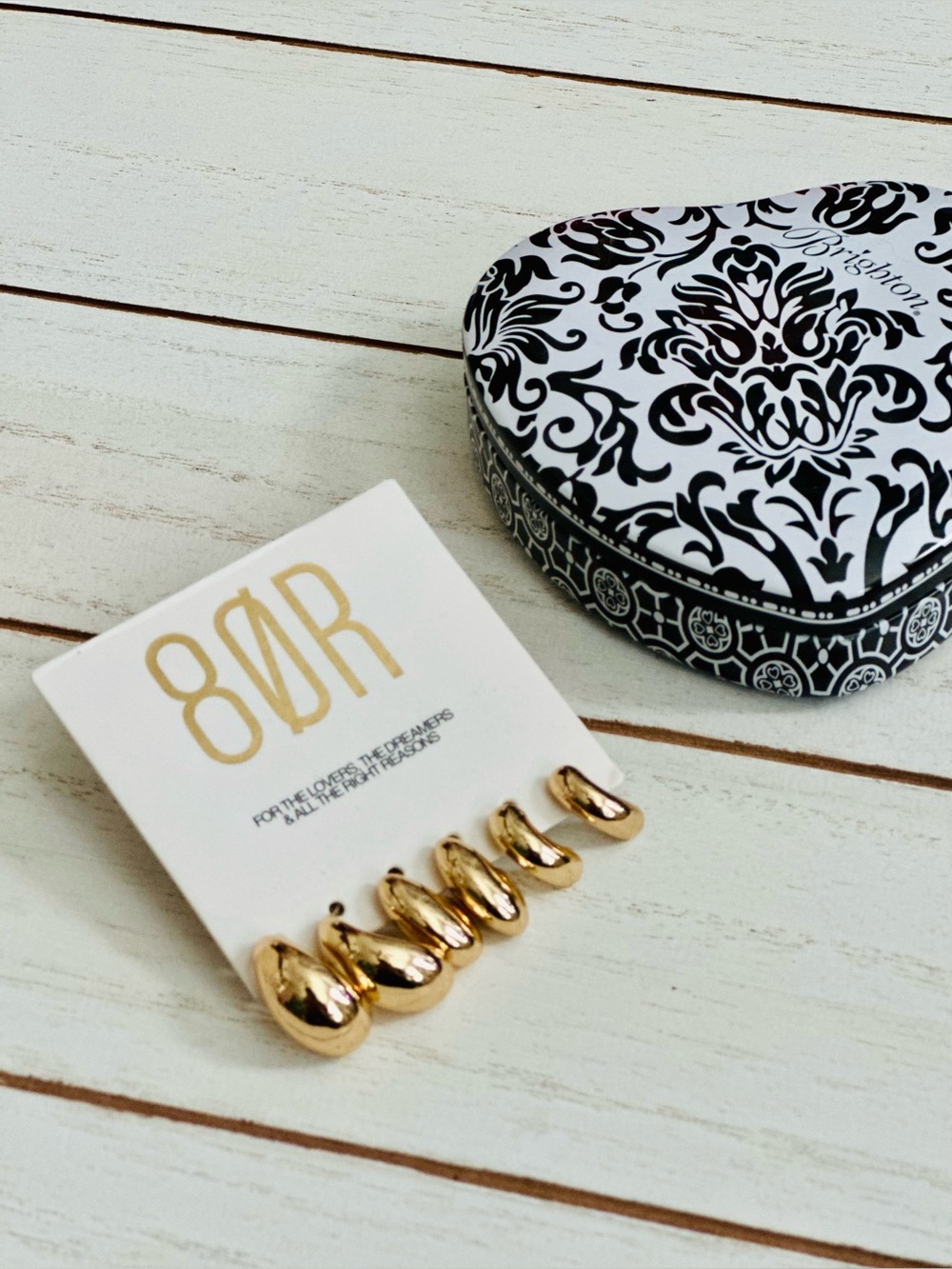 NEW 8 Other Reasons • 80R Three Earring Set • Chunky Gold Earring Sets